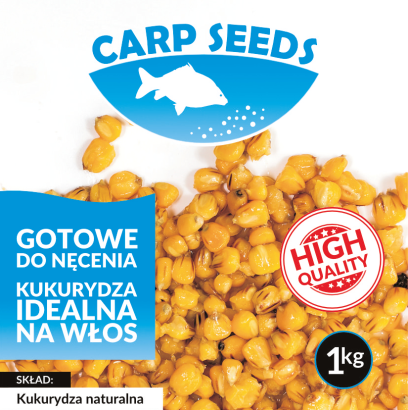 Gotowe ziarno zanętowe Carp Seeds - Kukurydza naturalna 1kg