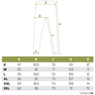 Spodnie Delphin Rawer - XL - 5