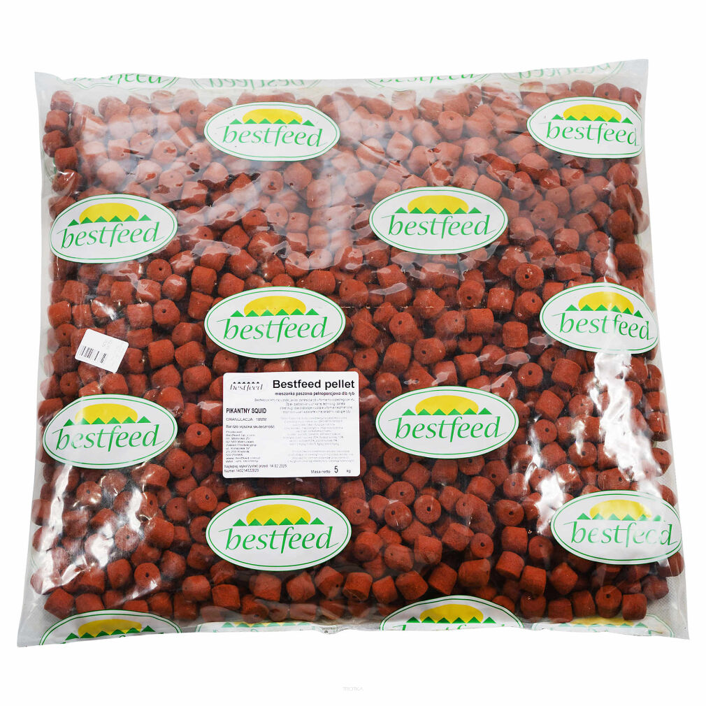 Pellet Zanętowy Bestfeed 18mm Squid Pikantny 5 kg