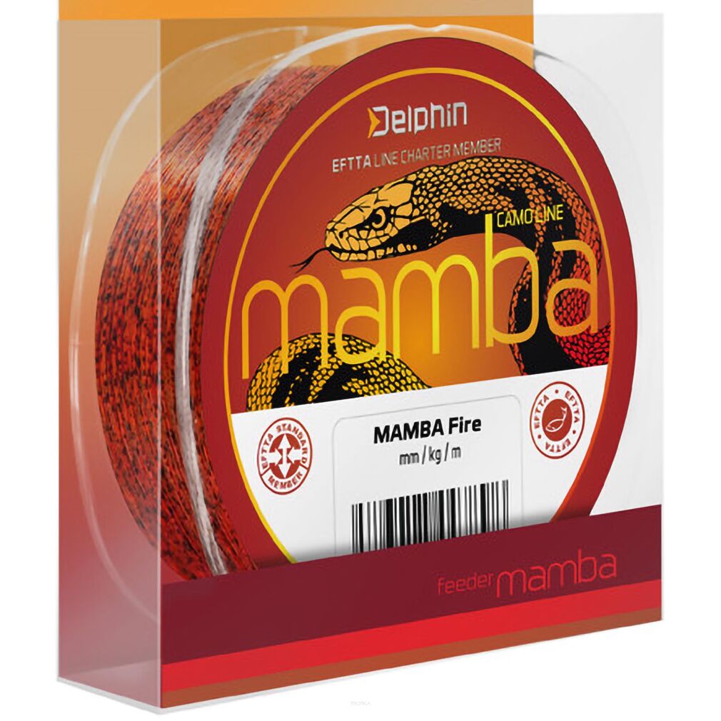 Żyłka Delphin MAMBA Feeder / Fire 0,26mm 5,2kg 200m