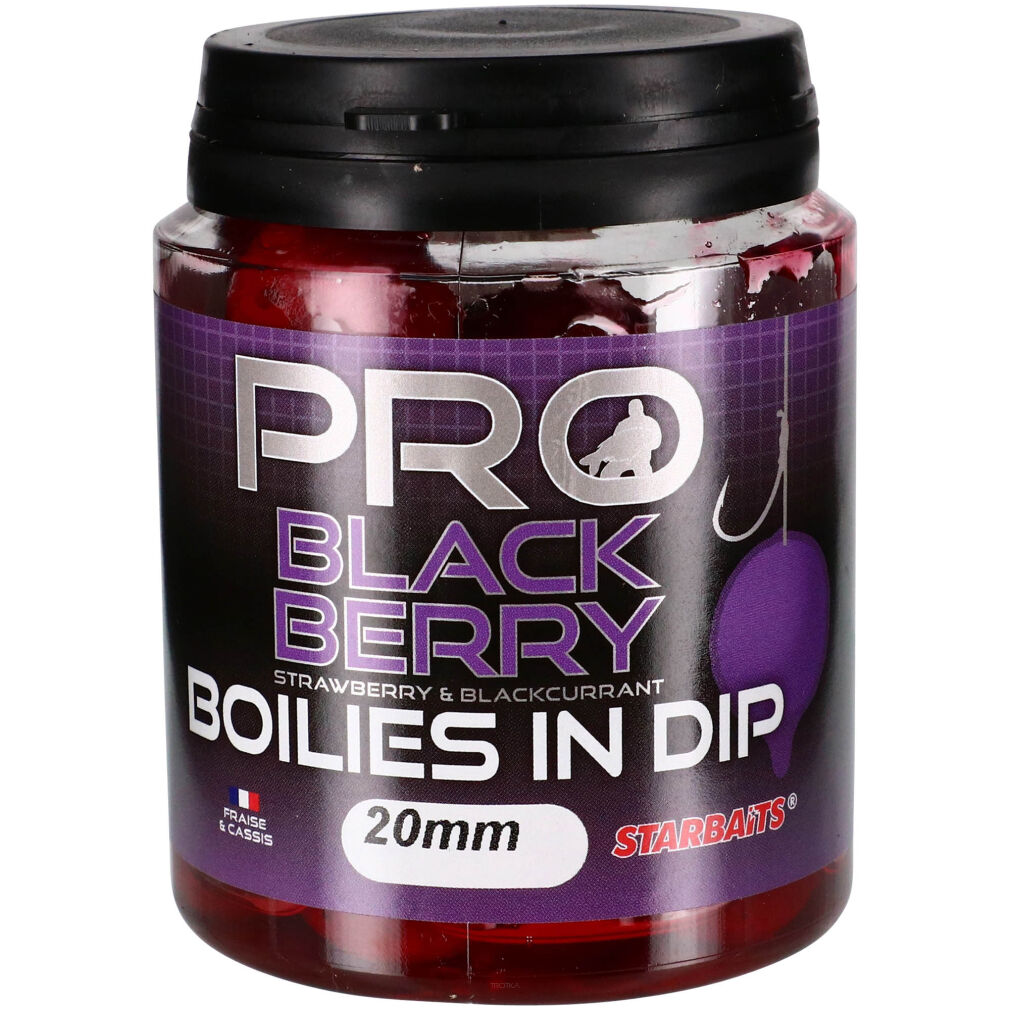 Kulki Starbaits W Dipie Pro Boilies Black Berry 20mm 150g