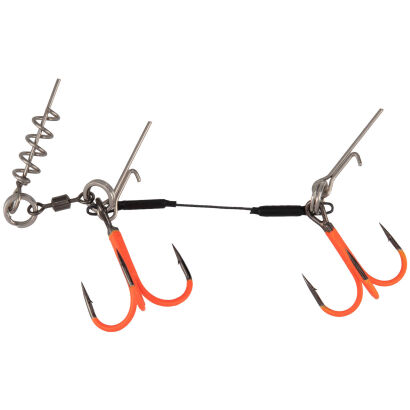 Dozbrojki Tytanowe Mikado Jaws Double Evo Titanium Uv 25kg Kotwice 1/0 , 1
