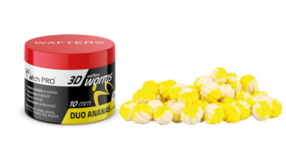 Wafters Match Pro Duo 3D Worms 10mm - Pineapple