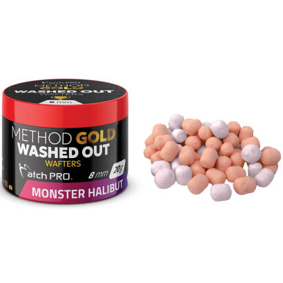 Kulki MatchPro Method Gold Wafters Washed Out Monster Halibut 8mm 20g