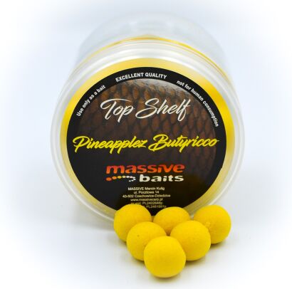 Kulki Karpiowe Pop Ups Massive Baits 14mm - Pineapplez Butyrico