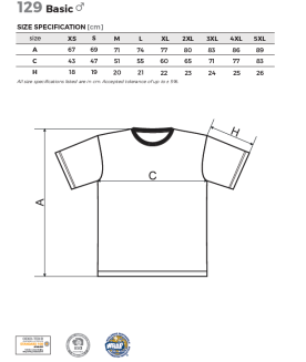 Koszulka męska z logo Trotka (t-shirt) -  Niebieska , roz. L - 2