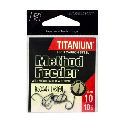 Haczyki do metody Robinson Titanium - Method Feeder 504BM #14