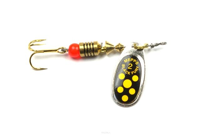 Obrotówka Mepps Black Fury - Silver Chartreuse - roz. 2