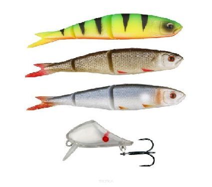 Guma Savage Gear Soft 4play 9,5cm Lip Scull Kit 3+1 - Mix