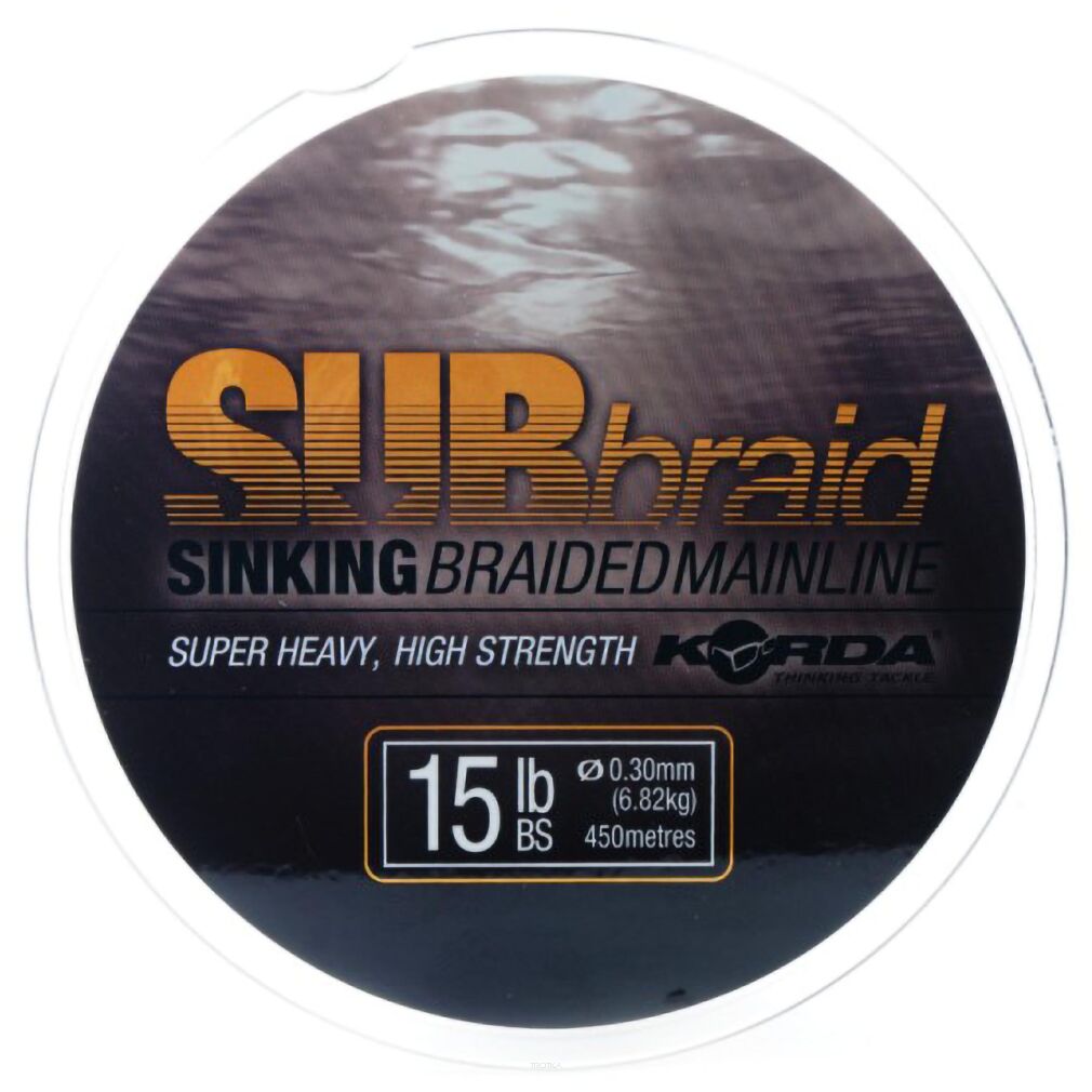 Plecionka Korda Subbraid Mainline 15lb 1200m