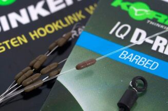 Przypony Korda IQ D-Rig Kurv Shank 2 Barbed 20lb 9.1kg - 2