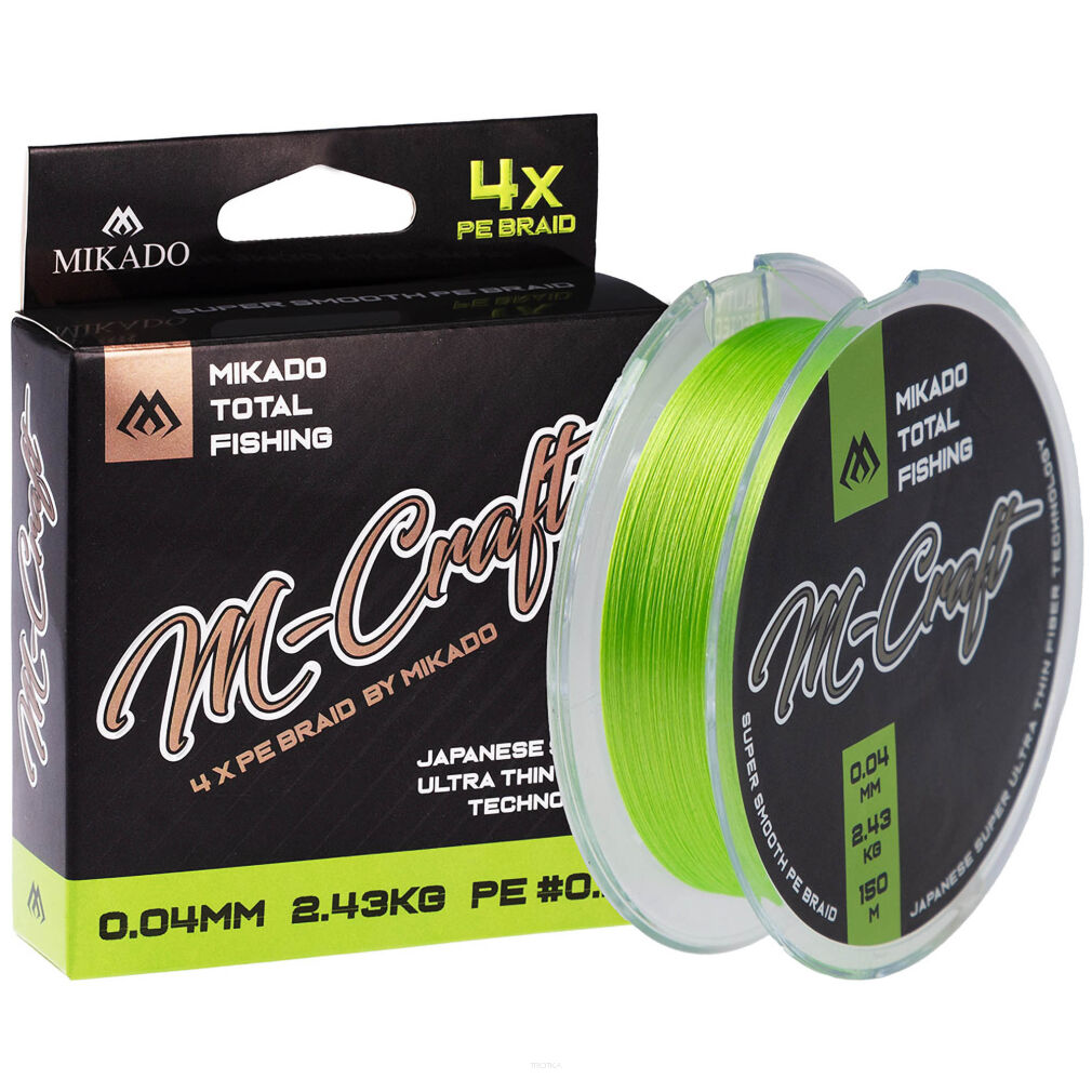 Plecionka Mikado M Craft Braid 0.06mm/3.83kg/150m Fluo