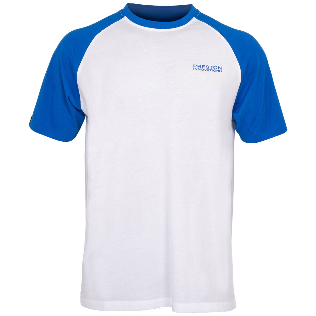 Koszulka Preston Lightweight White Raglan T-Shirt - M