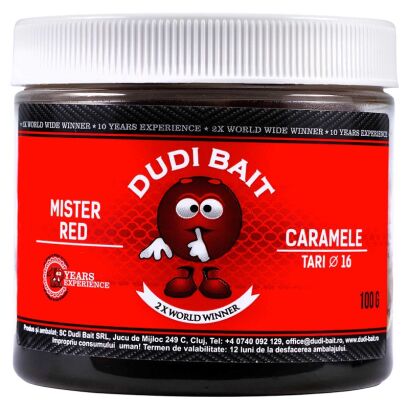 Kulki Dudi Bait Mister Red Super Hot W Zalewie Soluble Szybko Pracujące 24mm