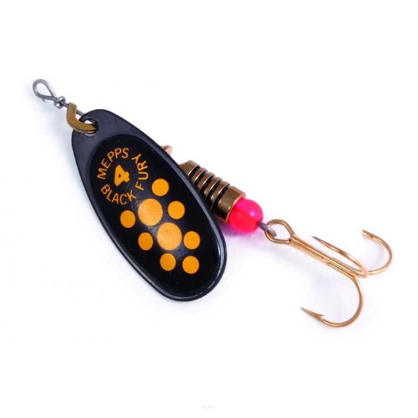 Obrotówka Mepps Black Fury #4 Black Orange 