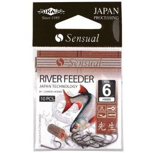 Haczyki Mikado Sensual - River Feeder roz. 12 DB  HS800-12DB