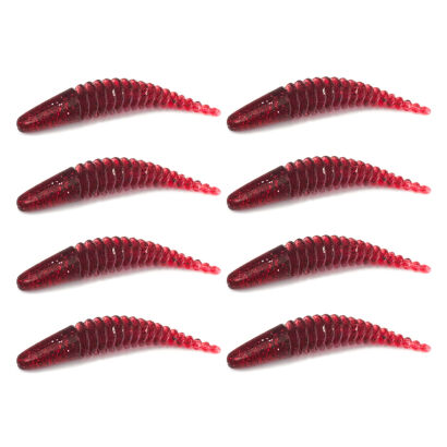 LureCraft Sick Worm 5cm 8szt. Blood Red