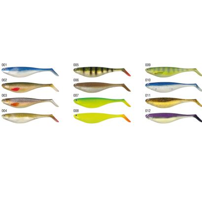 Konger Flat Shad 9,5cm - Olive Perch