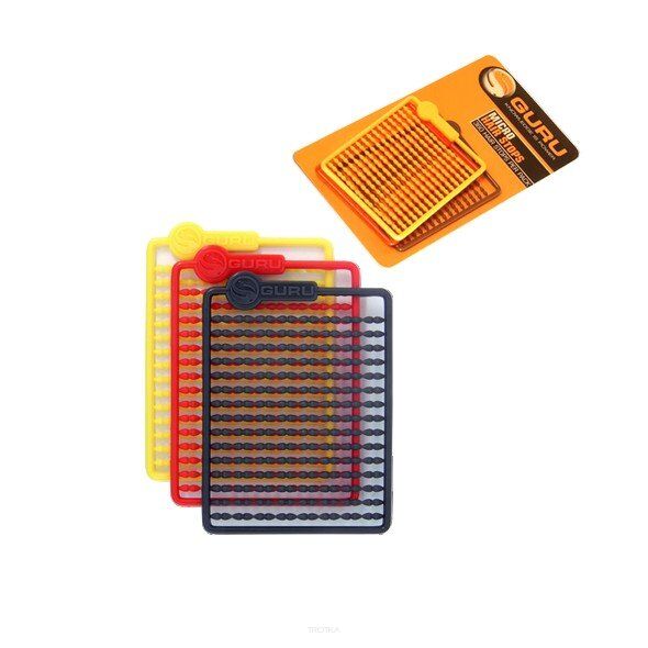 Stopery Guru Micro Hair Stops - Red, Brown, Yellow