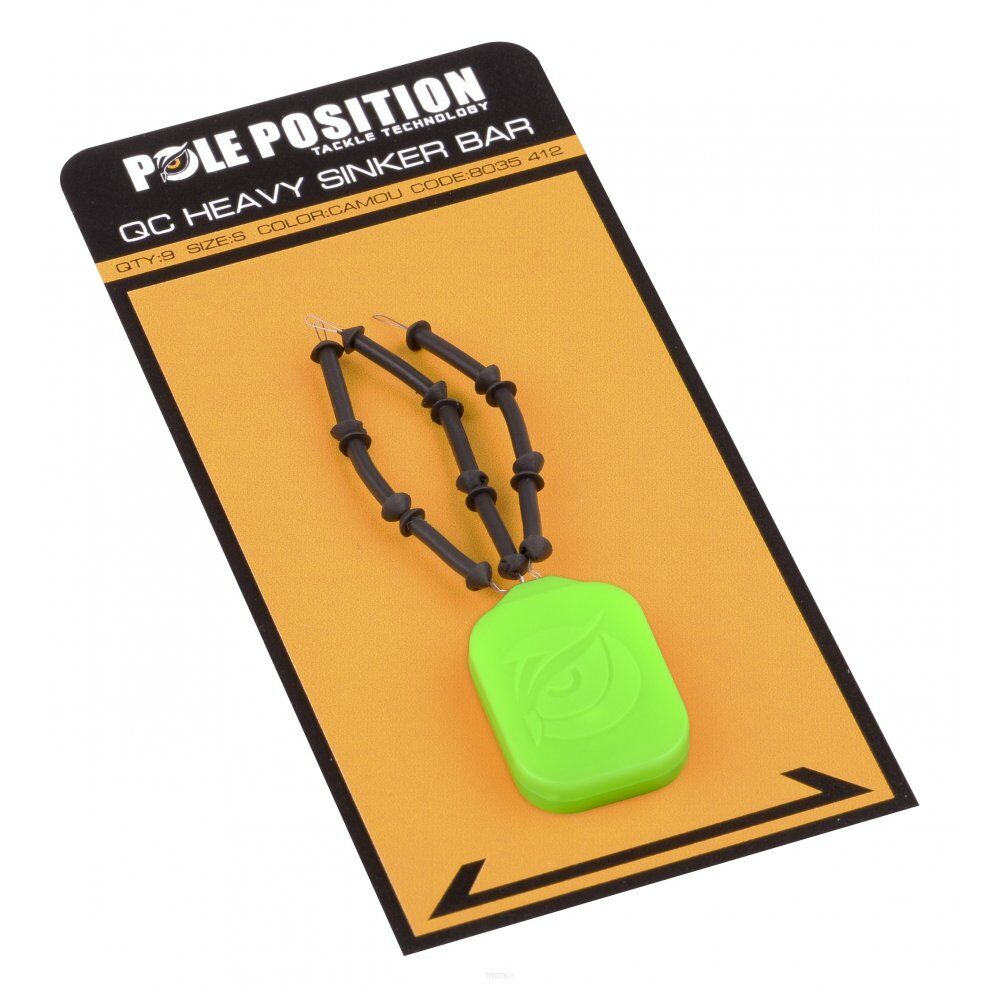 Tuleje woflramowe na przypon Pole Position QC Heavy Sinker Bar 9szt./op. - Large