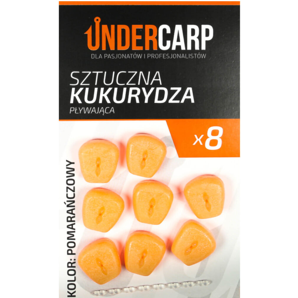 Sztuczna Kukurydza Under Carp Pływająca Pomarańczowa