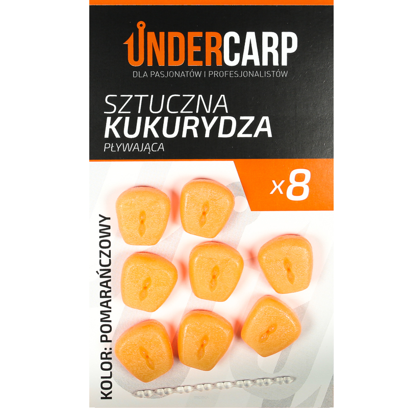 Sztuczna kukurydza pływająca - pomarańczowa