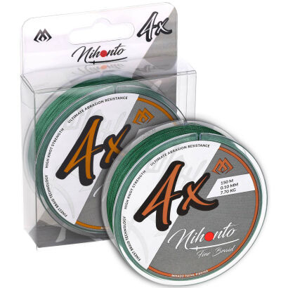 Plecionka Mikado Nihonto Fine Braid - 0.12mm/8.8kg/300m - Zielona
