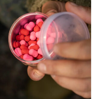 Kulki One More Cast Paella Boosted Fluoro Wafters Red & Pink 10x14mm - 3