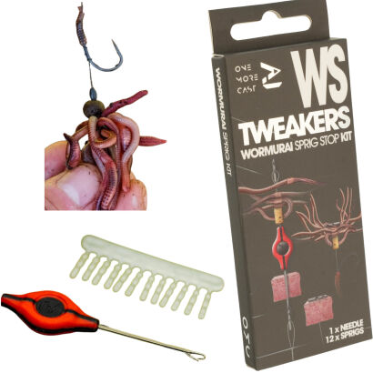 Stopery + Igła One More Cast Tweakers Wormurai Sprig Stop Kit