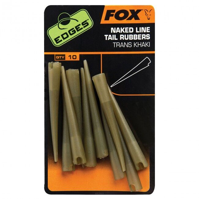 Tuleje FOX Naked Line Tail Rubbers - Trans Khaki CAC636