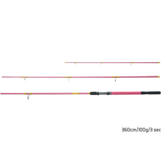 Wędka Delphin QUEEN Feeder + 3 szczytówki 360cm/100g/3 - 2