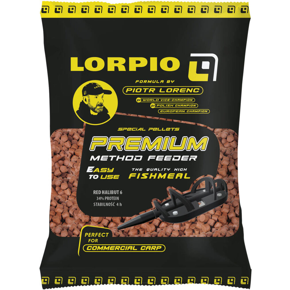 Pellet Lorpio Red Halibut 2mm 700g