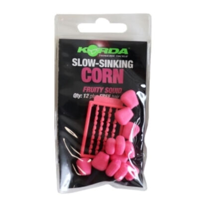 Sztuczna Kukurydza Korda Slow Sinking Corn Fruity Squid - Pink