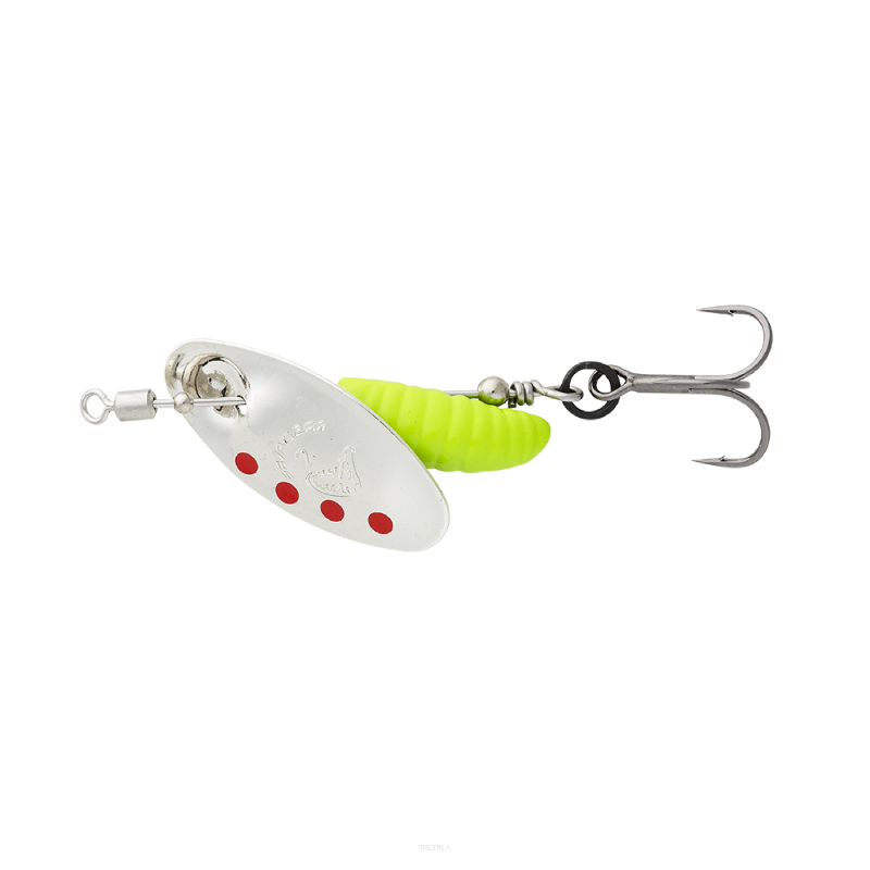 Savage Gear Grub Spinner 1 3.8g Silver Red Lime obrotówka