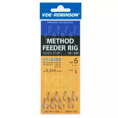 Przypony VDE-R Żyłka Quick Stop Method Feeder 501BM #8 0,233mm
