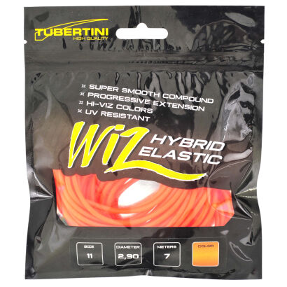 Guma Do Tyczki Tubertini Wiz Hybrid Elastic 1,70mm Fluo Pomarańczowa 7m