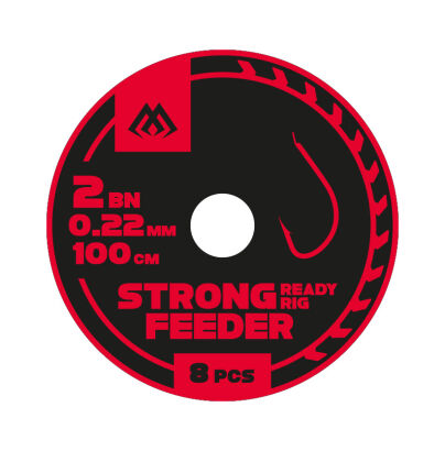 Haczyki Mikado żyłka Strong Feeder 100cm/#6