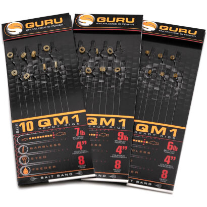 Przypony Guru QM1 Bait Bands 4" 10 0.22mm