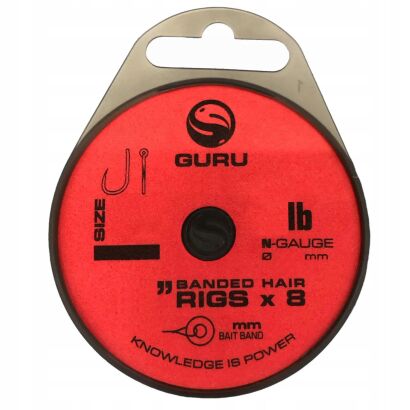 Przypony Guru QM1 Bait Bands 15" 10 0.22mm
