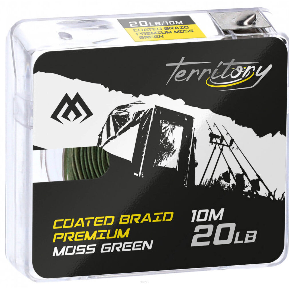 Plecionka W Otulinie Mikado Coated Braid Premium Mocny Zielony 30lbs 10m