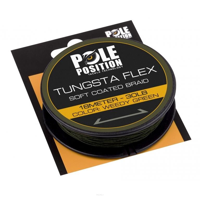 Pole Position Tungsta Flex 30lb Weedy Green 18m