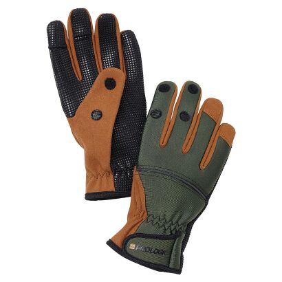 Rękawice Prologic Neoprene Grip Glove L Green/Brown