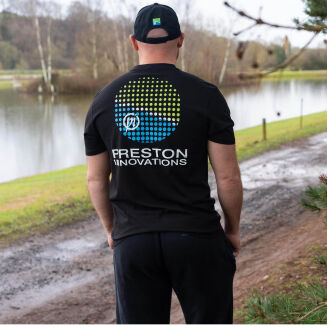 Koszulka Preston Lightweight Black T-Shirt - Medium - 4