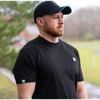 Koszulka Preston Lightweight Black T-Shirt - Medium - 5