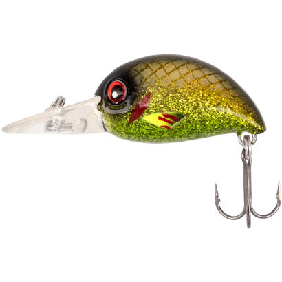 Wobler Mikado Shimmy Dr 30mm/ 3.3g/ Green Olive Flash Pływający