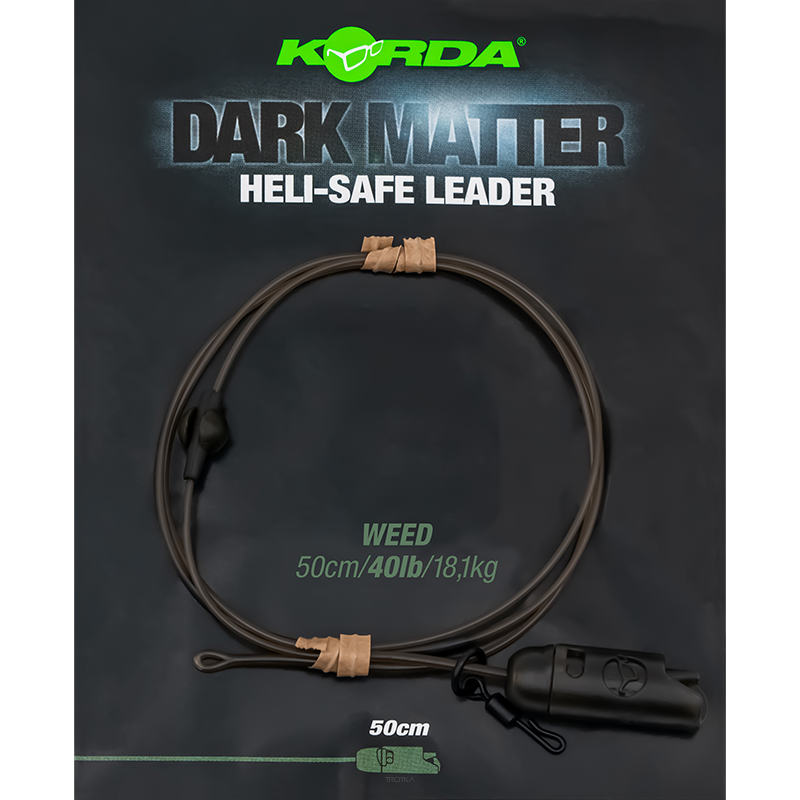 Zestaw Korda Dark Matter Leader QC Hybrid Clip Weed 50cm