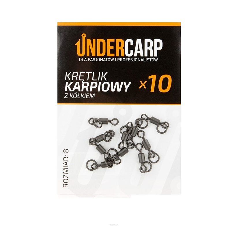 Krętlik karpiowy Under Carp z kółkiem #8