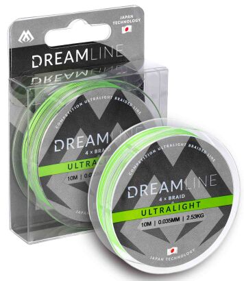 Plecionka Mikado Dreamline Ultra Light 150m/0,047 - fluo zielona