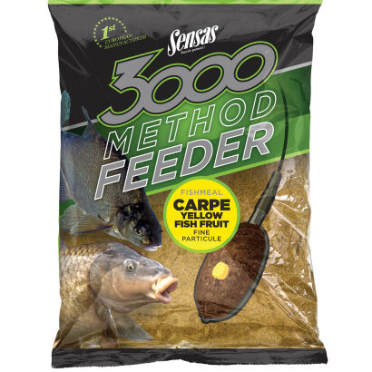 Zanęta Sensas 3000 Method Carpe Yellow 1kg