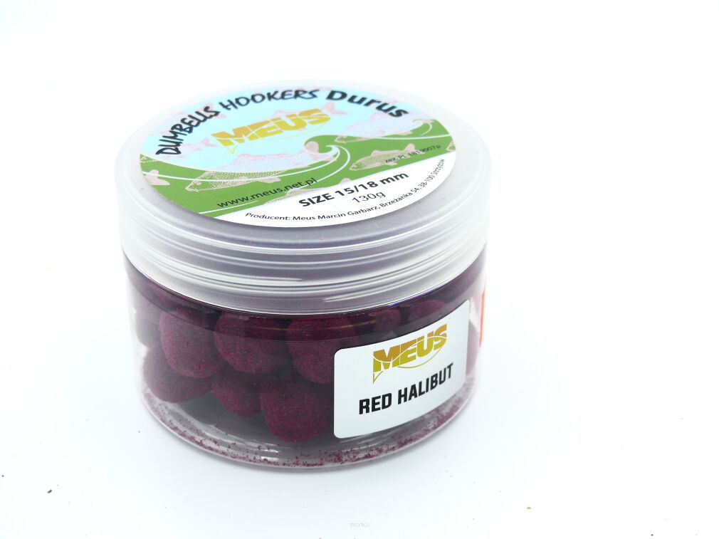 Dumbells haczykowe Meus Durus 15/18mm - Red Halibut